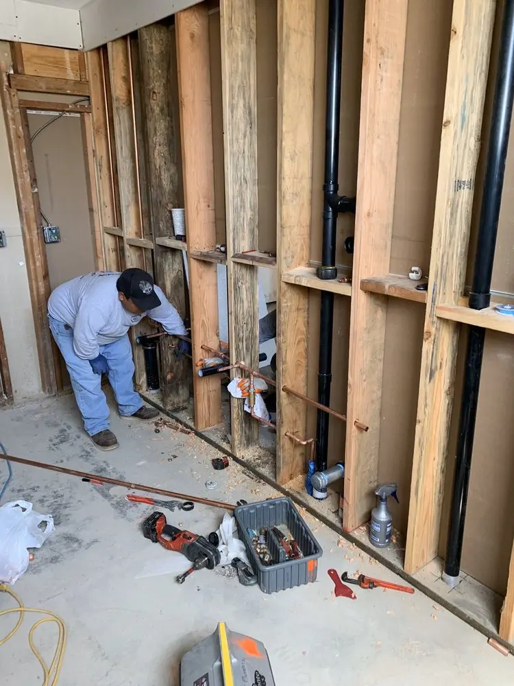 Commercial rough-in plumbing for Gas Line Repair in Miller Grove